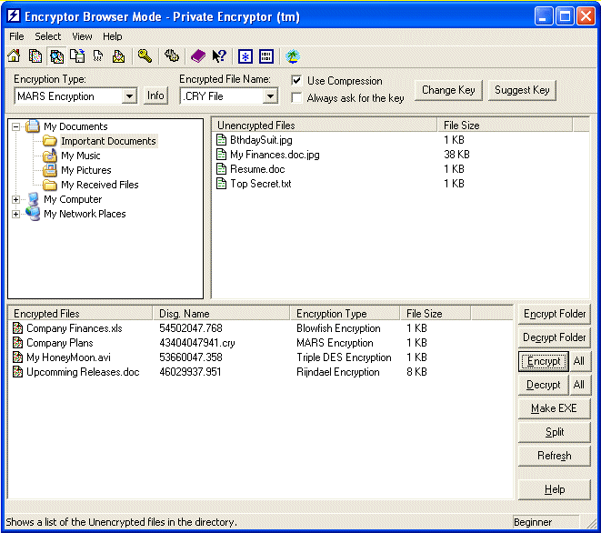 Private Encryptor Screenshot
